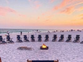 Bonfire on the beach