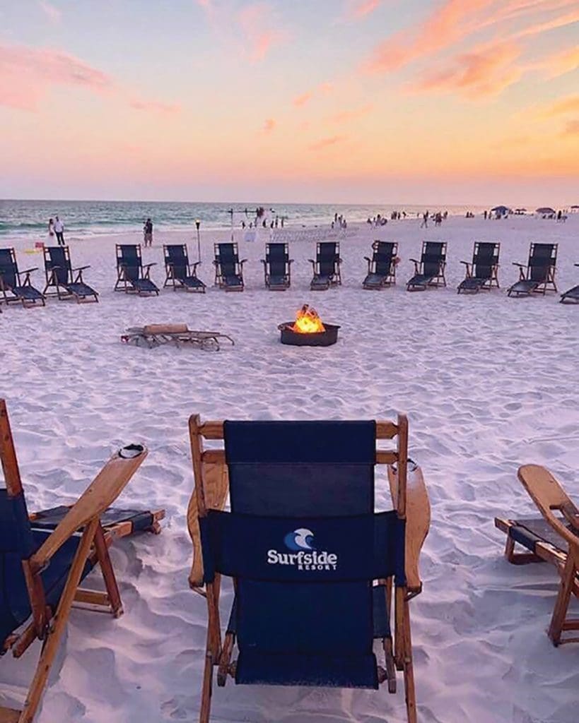 Bonfire on the beach
