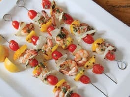 Beach Eats Shrimp Skewers