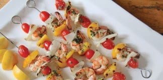 Beach Eats Shrimp Skewers