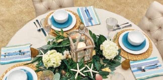Coastal Thanksgiving Table