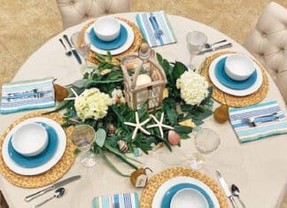Coastal Thanksgiving Table