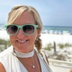 Lori Leath Smith at beach