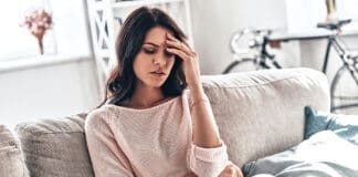 stressed lady