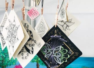 Warrior Arts Zentangle Artwork
