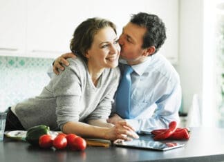 happy couple - loving feeling