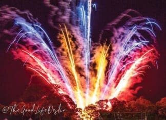 Baytowne Fireworks Colorful