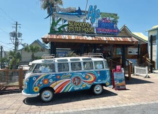 AJs building and bus