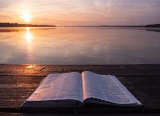 Bible at Beach