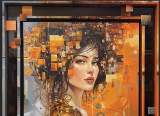Mosaic of Memories - Abstract Portrait Clint Eagar Design