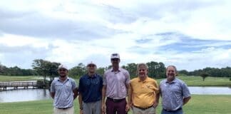 Kelly Plantation Golf winners with Geno and John
