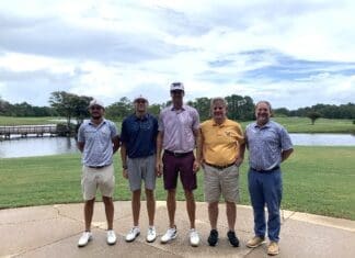 Kelly Plantation Golf winners with Geno and John