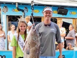 Destin Fishing Rodeo Miss Destin with fish