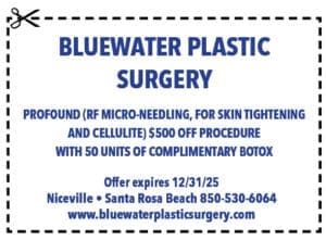 Destin Life Coupons 2025 Dec Bluewater Plastic