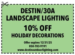 Destin Life Coupons 2025 Dec Lighting