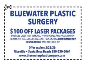 Destin Life Coupons 2026 Jan Bluewater 1