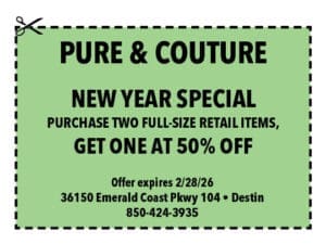 Destin Life Coupons 2026 Jan Pure Couture