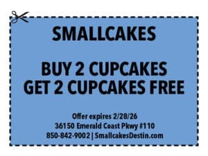 Destin Life Coupons 2026 Jan Smallcakes