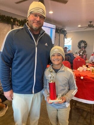 First Tee Winter Ball Dillon Bond 1st place Boys 5 11