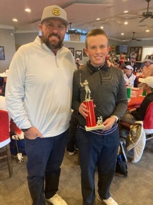 First Tee Winter Ball Luke Pearce 1st place boys 12 18