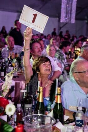 Destin Charity Wine table