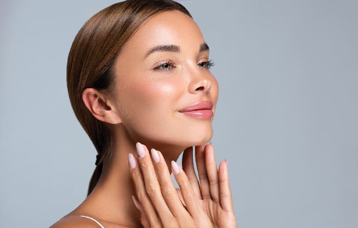 woman beuatiful skin facial iStock 2164785436