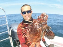 Alex Fogg lionfish