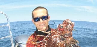 Alex Fogg lionfish