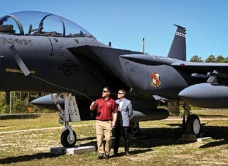 First of Its Kind: F-15E Strike Eagle Lands at Eglin Museum F15E 260410 F OC707 4003
