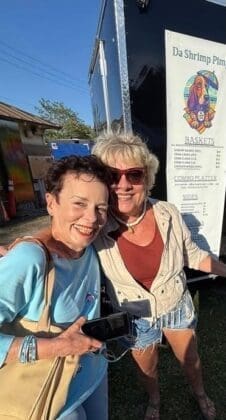Denise with caption