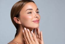 woman beuatiful skin facial iStock 2164785436