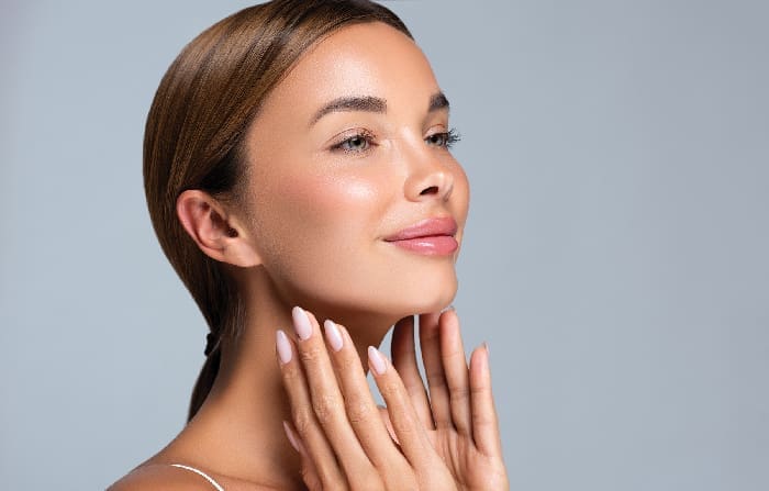 woman beuatiful skin facial iStock 2164785436